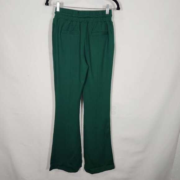 RIVIR One Time Short‎ Sleeve Flare Leg Pants Set - Forest Green Size Small - Picture 12 of 16